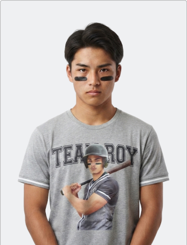 Baseball supporter shirt