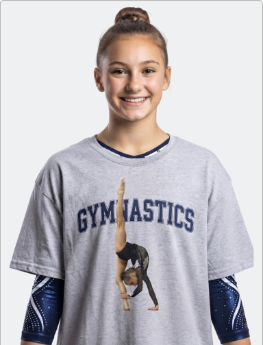 Gymnastics supporter shirt