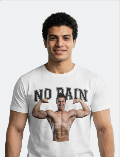 Weightlifting supporter shirt